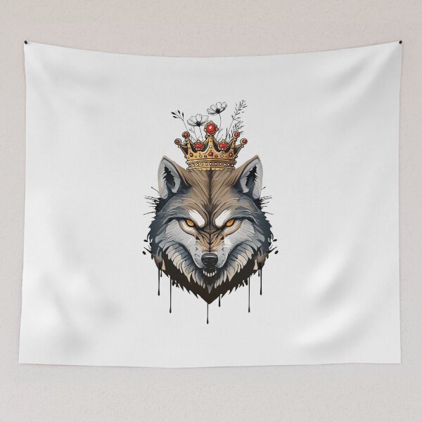 Item preview, Crowned Alpha Wolf designed and sold by yuki-hana.