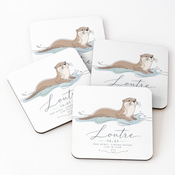 Item preview, Elegant Otter Continuous Line Art Logo on White Background designed and sold by Newthingzy.