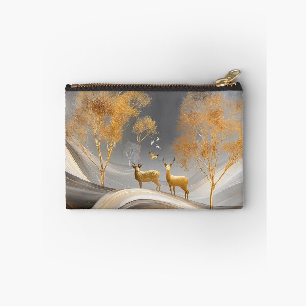 Item preview, ✨Luxury Golden Deer Abstract Landscape✨ designed and sold by CheersTOGETHER.