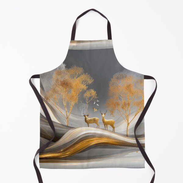 Item preview, ✨Luxury Golden Deer Abstract Landscape✨ designed and sold by CheersTOGETHER.