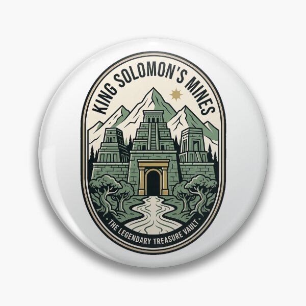 Item preview, King Solomon's Mines Vintage Adventure Emblem designed and sold by k3rstman1.