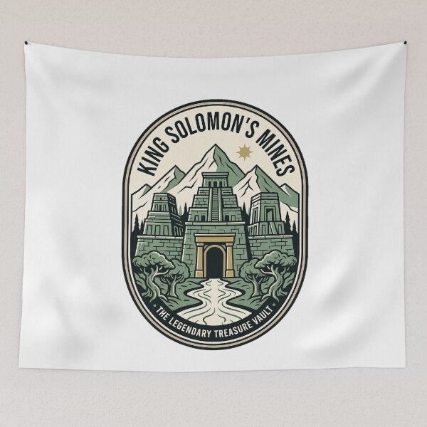 Item preview, King Solomon's Mines Vintage Adventure Emblem designed and sold by k3rstman1.