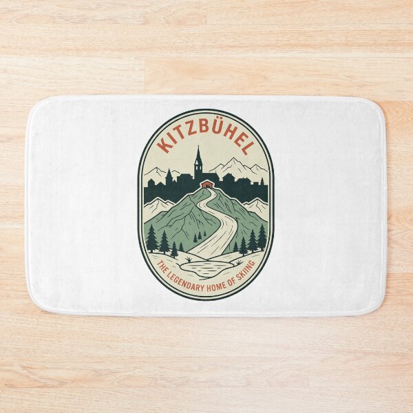 Item preview, Vintage Kitzbuhel Austria Skiing Mountain Travel Badge designed and sold by k3rstman1.