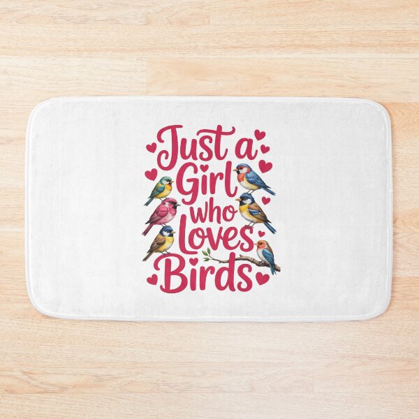 Item preview, Just a Girl Who Loves Birds designed and sold by jkrphoto.