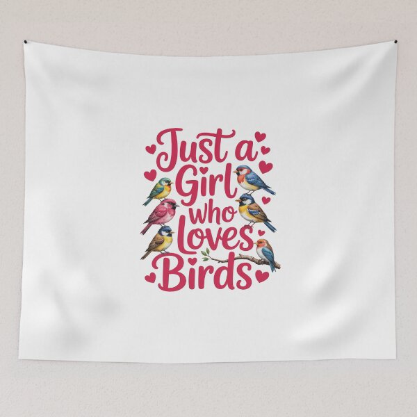 Item preview, Just a Girl Who Loves Birds designed and sold by jkrphoto.
