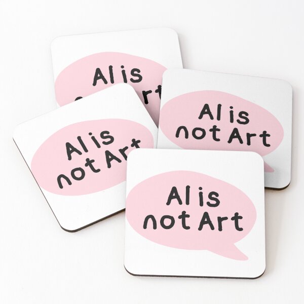Item preview, ai is not art - support small artists designed and sold by phoebescribble.