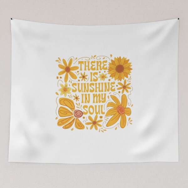 Item preview, Sunshine In My Soul, Mental Health, Retro Boho Summer Vibes, Hippie Flower, Aesthetic Women's designed and sold by toongstudio.