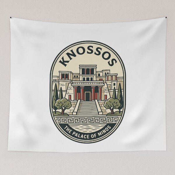 Item preview, Knossos Palace of Minos Ancient Greek Crete designed and sold by k3rstman1.
