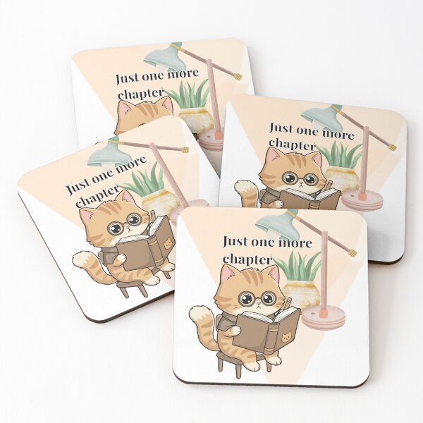 Item preview, Just One More Chapter – Reading Cat Book Lover Design designed and sold by AARA DESIGNS.