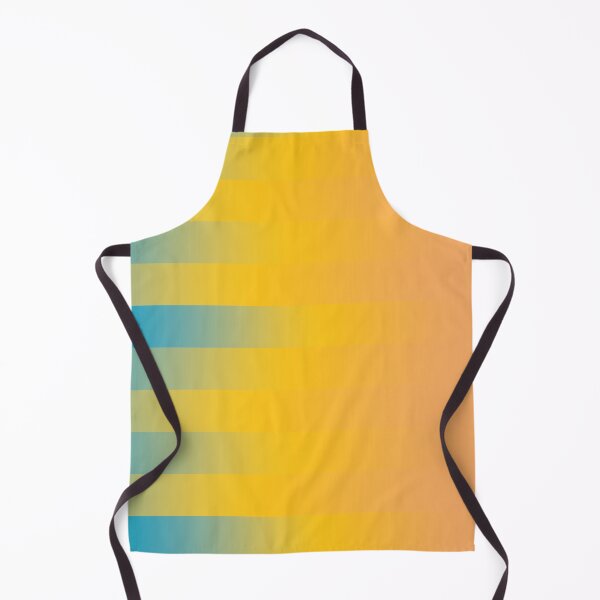 Item preview, Yellow Cyan Gradient Stripes Abstract Modern Minimalist Poster designed and sold by ByJacobHam.