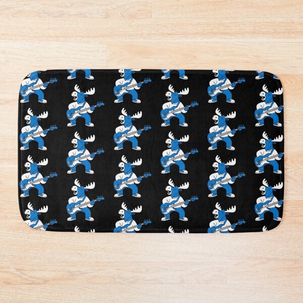 Item preview, Funny Moose Playing Bass Guitar, Bassist Animal Sticker, Musician Gift designed and sold by Mono.fi Studios.