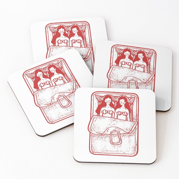 Item preview, Sardine Tin Mermaids Quirky Illustration Art designed and sold by HBDStudio.