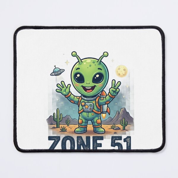 Item preview, alien, nevada, usa space, ufo, zone 51 designed and sold by Hephaestus's Forge.