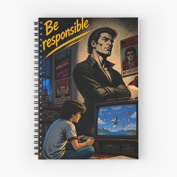 Item preview, Be Responsible | Videojuegos Retro, Nostalgia y Arte Cómic designed and sold by reflejoentinta.