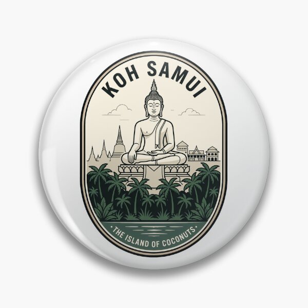 Item preview, Retro Koh Samui Thailand Big Buddha Travel designed and sold by k3rstman1.