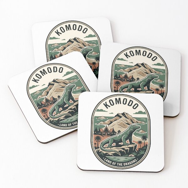 Item preview, Vintage Komodo Island Indonesia Travel Badge designed and sold by k3rstman1.