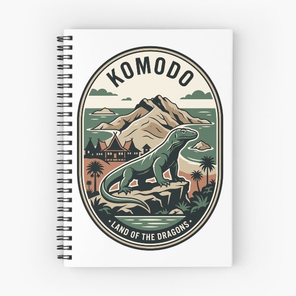 Item preview, Vintage Komodo Island Indonesia Travel Badge designed and sold by k3rstman1.