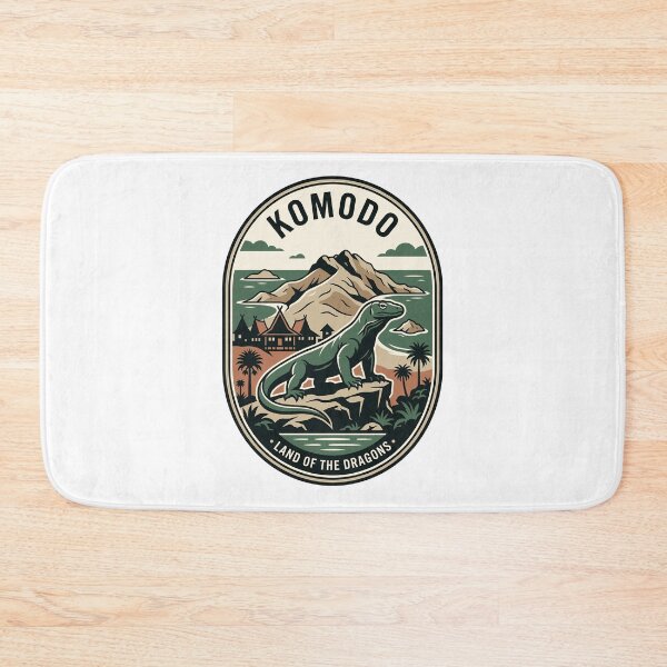 Item preview, Vintage Komodo Island Indonesia Travel Badge designed and sold by k3rstman1.