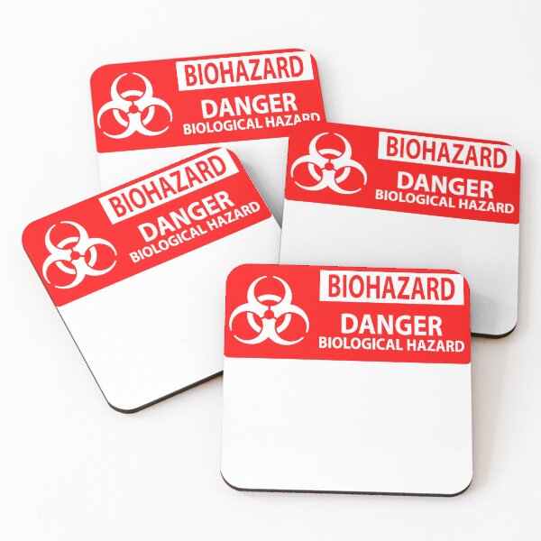 Item preview, Biohazard Danger Biological Hazard Symbol designed and sold by Gravelpeak Co..