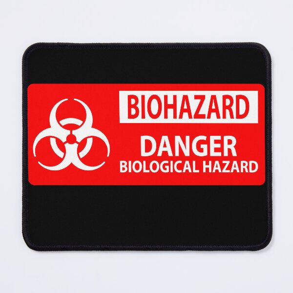 Item preview, Biohazard Danger Biological Hazard Symbol designed and sold by Gravelpeak Co..