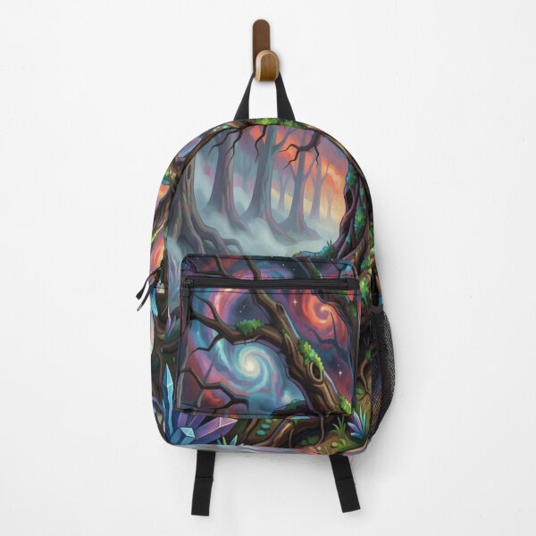 Item preview, Mystical ancient tree with vibrant colors, cosmic sky and powerful fantasy atmosphere designed and sold by FotoworldEdel.
