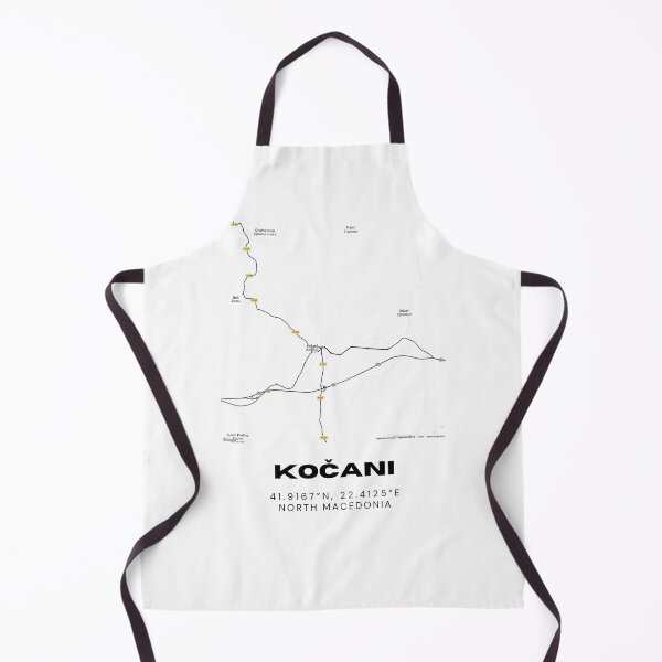 Item preview, Kočani North Macedonia Modern Street Map Poster designed and sold by RM-Journey.