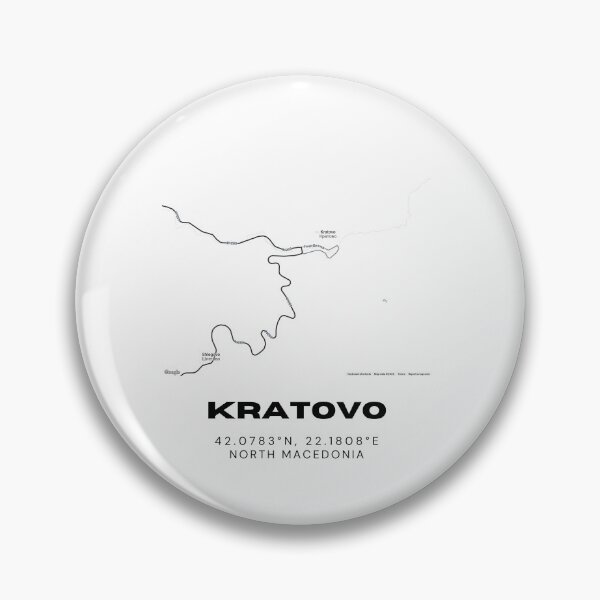 Item preview, Kratovo North Macedonia Minimal City Map Artwork designed and sold by RM-Journey.