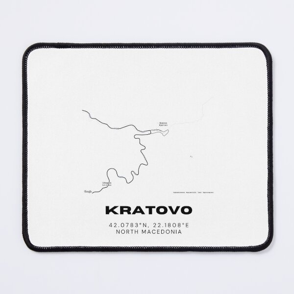 Item preview, Kratovo North Macedonia Minimal City Map Artwork designed and sold by RM-Journey.