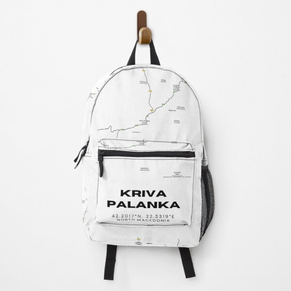 Item preview, Kriva Palanka North Macedonia Minimalist Map Print designed and sold by RM-Journey.