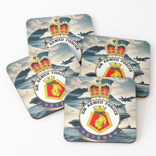 Item preview, HMS Achilles Royal Navy HM Armed Forces Veteran designed and sold by Bootneckstore.
