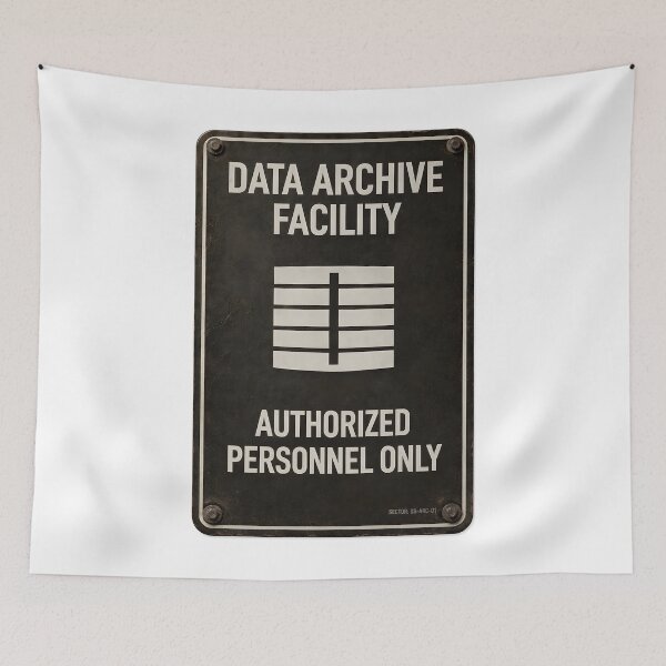 Item preview, Data Archive Facility - Authorized Personnel Only | Military Sign designed and sold by Artist18XF.