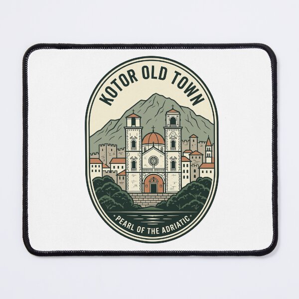Item preview, Vintage Kotor Old Town Montenegro Travel Emblem designed and sold by k3rstman1.