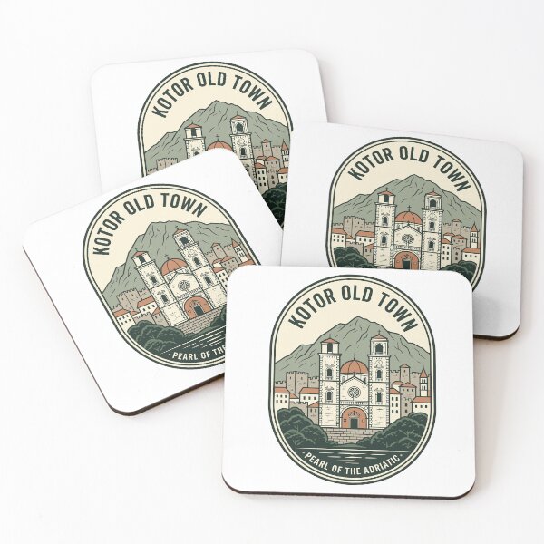 Item preview, Vintage Kotor Old Town Montenegro Travel Emblem designed and sold by k3rstman1.