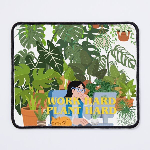 Item preview, Work Hard Plant Hard designed and sold by PlantSholic.
