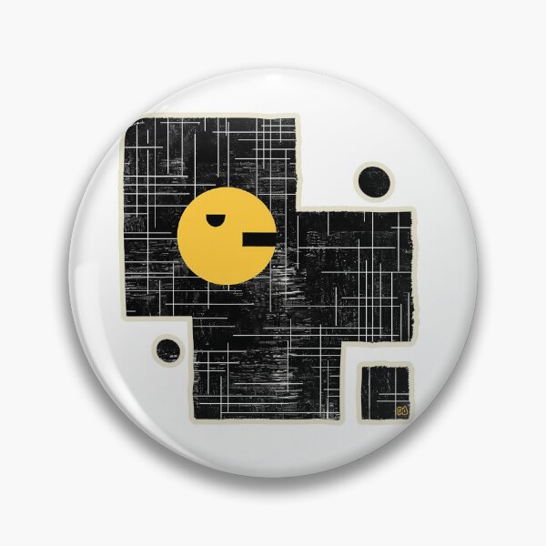 Item preview, Abstract Bauhaus Geometry Art Print Minimalist Yellow Circle Construction Poster designed and sold by DesignArtist.ia.
