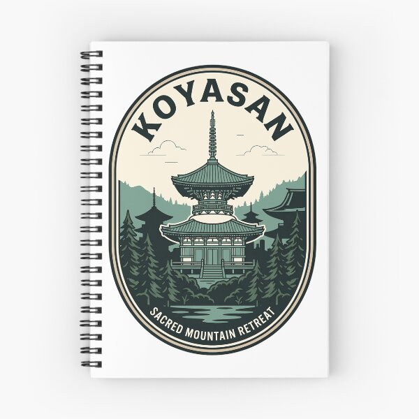 Item preview, Vintage Koyasan Japan Sacred Mountain Pagoda Badge designed and sold by k3rstman1.