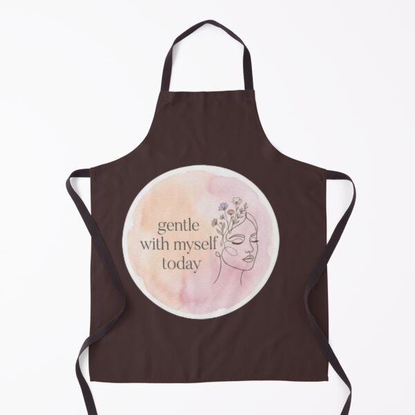 Item preview, Gentle With Myself Today – Self Care Mindfulness Typography Design designed and sold by CosmicQuietLab.