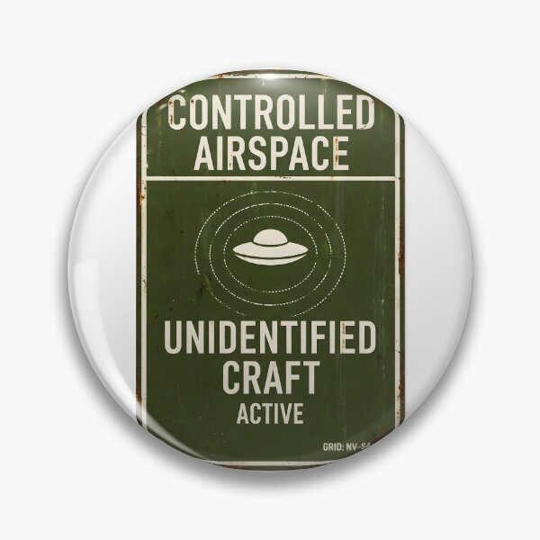 Item preview, Controlled Airspace - Unidentified Craft Active | Military Sign designed and sold by Artist18XF.