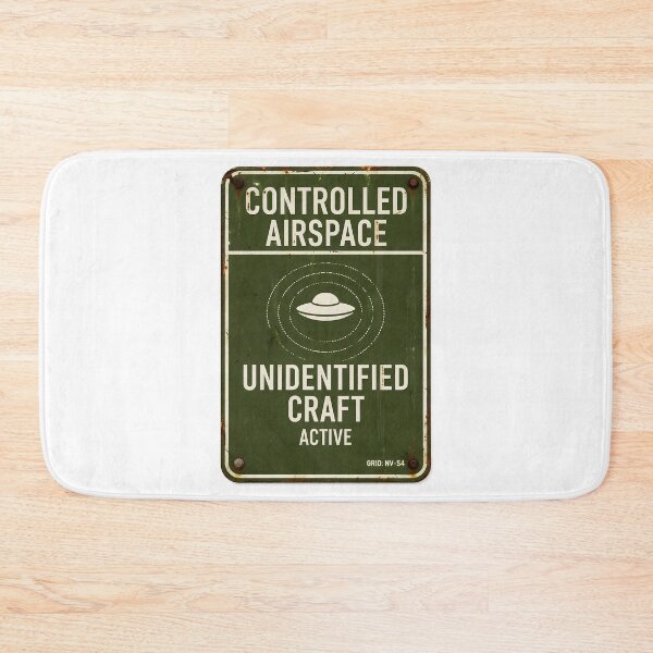 Item preview, Controlled Airspace - Unidentified Craft Active | Military Sign designed and sold by Artist18XF.