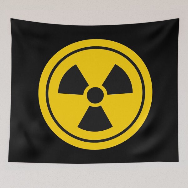 Item preview, Radioactive Warning Symbol Atomic Science designed and sold by Gravelpeak Co..