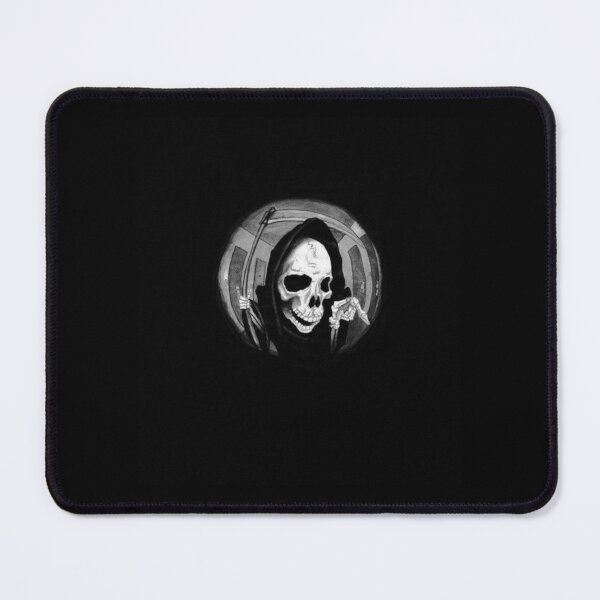 Item preview, Grim Reaper Peephole Skull Art Grunge Aesthetic designed and sold by UrbanCanvas 111.