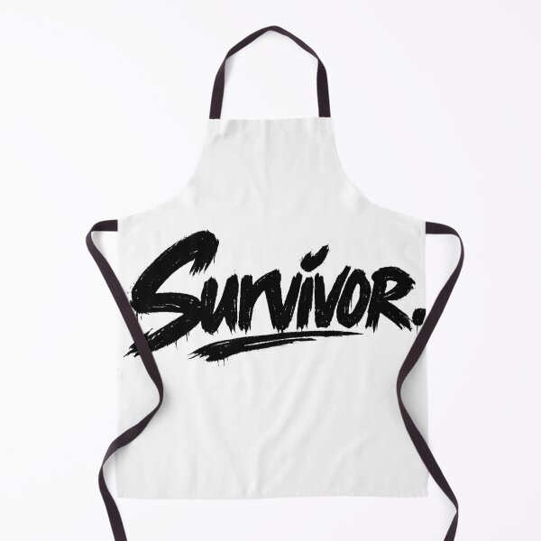 Item preview, Survivor Graffiti Street Art Bold Typography Quote (Black) designed and sold by P’s stuff.