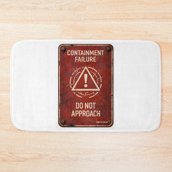 Item preview, Containment Failure - Do Not Approach | Military Sign designed and sold by Artist18XF.