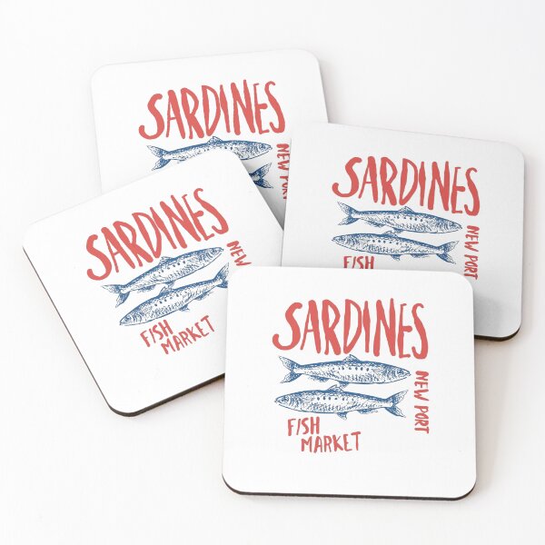 Item preview, Sardine Tin Mermaids Quirky Illustration Art designed and sold by HBDStudio.