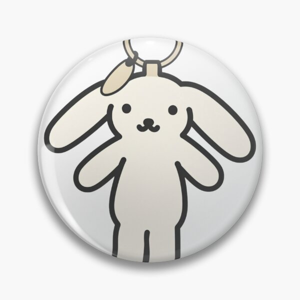 Item preview, kawaii bunny keychain designed and sold by phoebescribble.