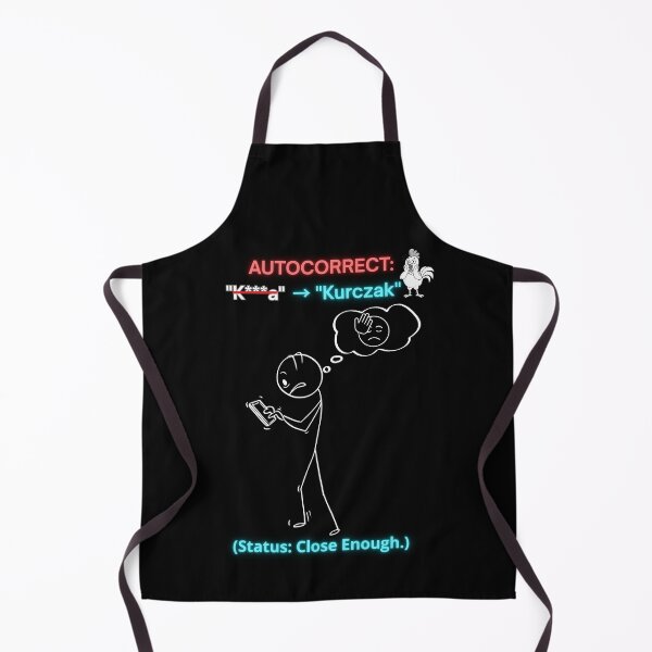 Item preview, Black AUTOCORRECT K***a Kurczak - Funny Polinglish Polish Humor Phone Gift designed and sold by VibePolinglish.