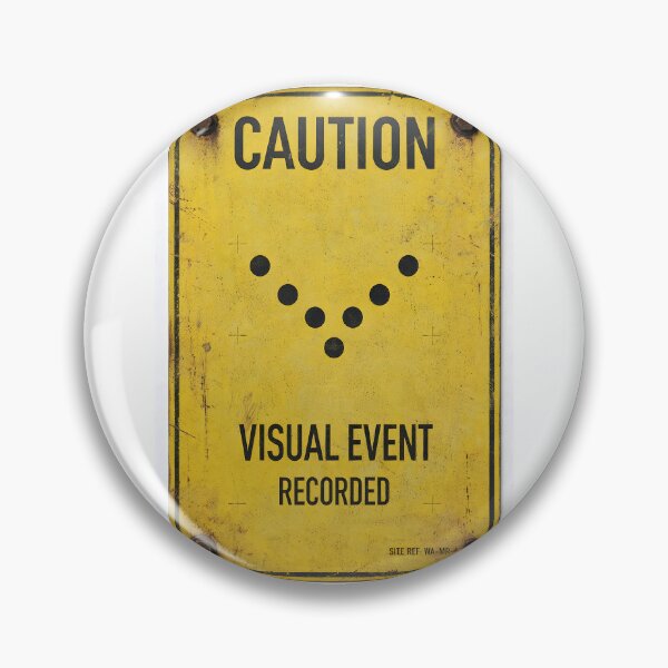 Item preview, Caution - Visual Event Recorded | Military Sign designed and sold by Artist18XF.