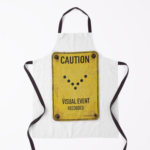 Item preview, Caution - Visual Event Recorded | Military Sign designed and sold by Artist18XF.