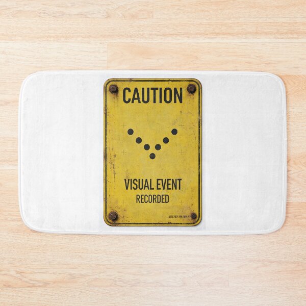 Item preview, Caution - Visual Event Recorded | Military Sign designed and sold by Artist18XF.
