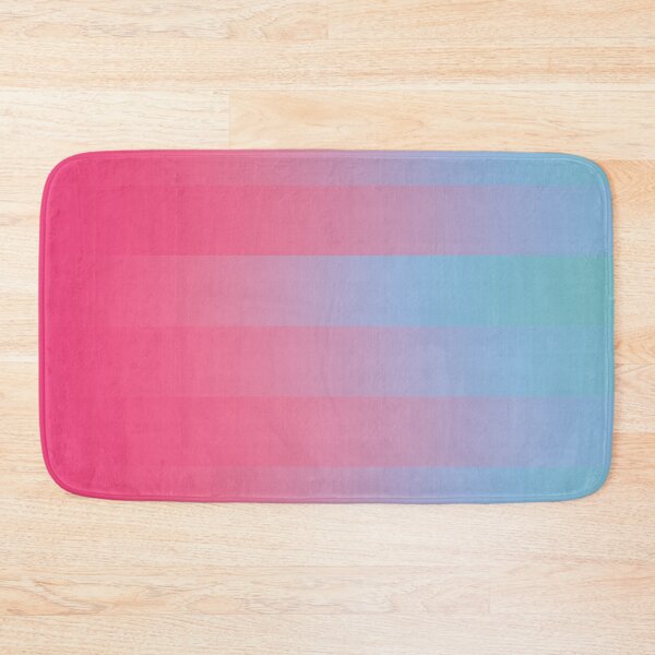 Item preview, Pink Cyan Gradient Stripes Abstract Modern Minimalist Poster designed and sold by ByJacobHam.